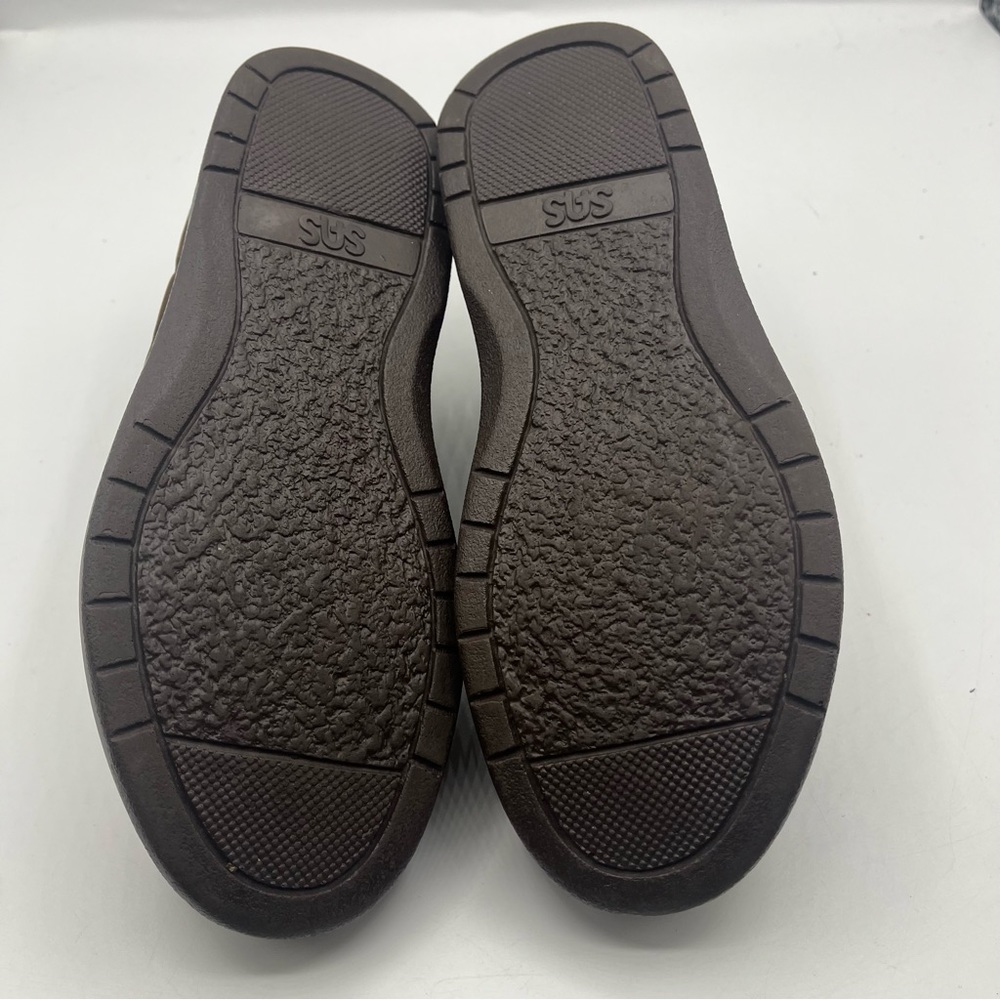 SAS Womens Free Time Chocolate Brown Suede Walking Shoes Sz 5.5 Tripad Comfort - Picture 12 of 14